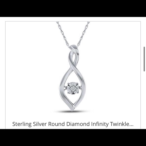 REAL Diamond pendant The Infinity Dancing Diamond - Picture 4 of 6